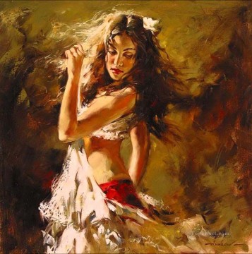 Pretty Woman AA 18 Impressionist Oil Paintings